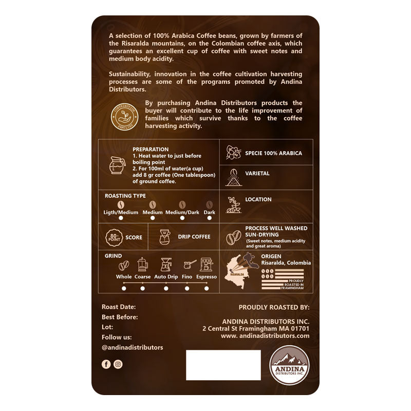 Traditional Coffee - Andina